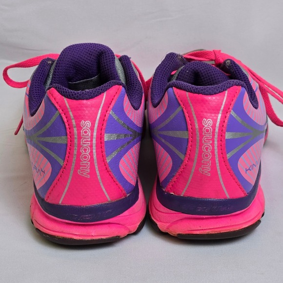 Saucony Kinvara 4 Running Shoes, Pink/Gray/Purple, Women's 6M, Fair/Good Used - Picture 5 of 16